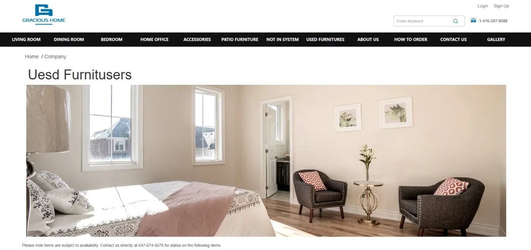 Gracious Furniture Ltd. (Gracious Home) — project showcase