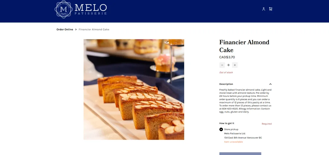 Melo Patisserie Ltd. — project artwork 1