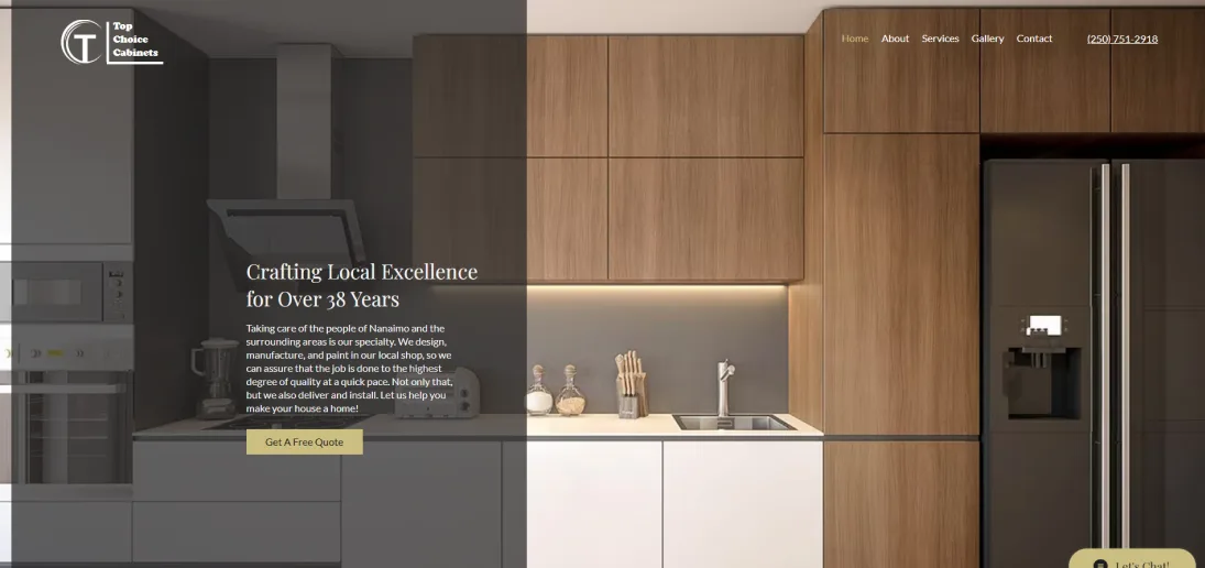 Top Choice Cabinets Ltd. — project presentation