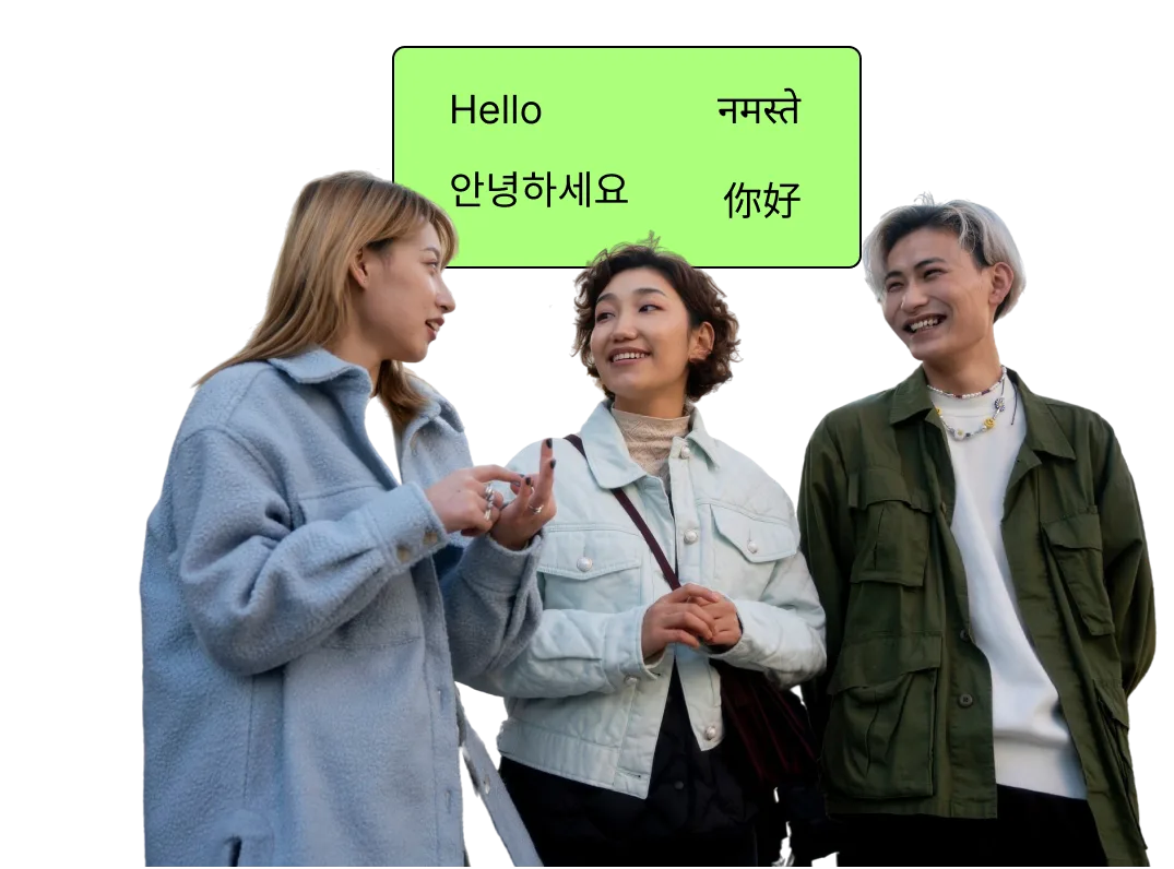 Multi-cultural marketing artwork