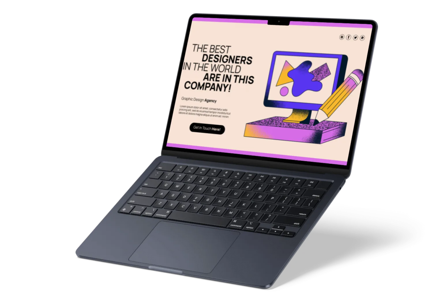 Website design artwork